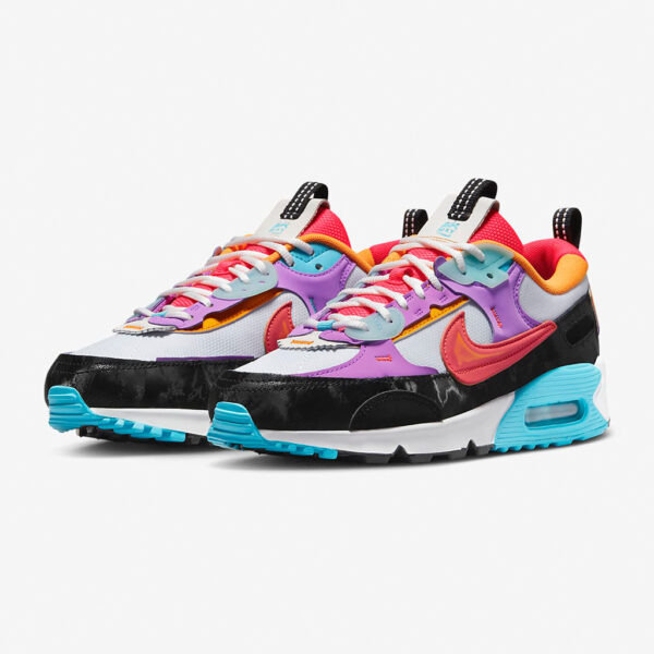 Air Max 90 Futura – Fuchsia Dream/Baltic Blue/Bright Crimson