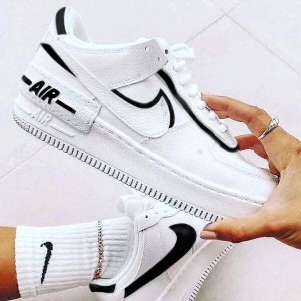 Air Force 1 Shadow Black x White