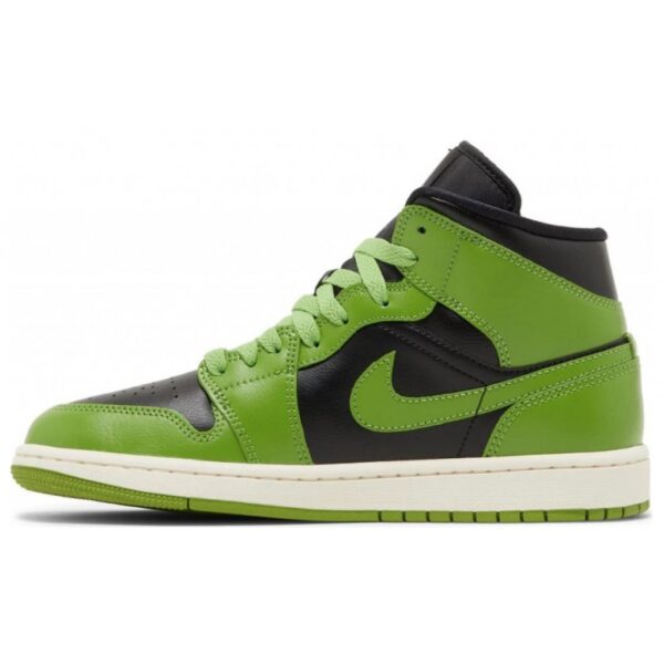 Air Jordan 1 Mid Black Altitude Green