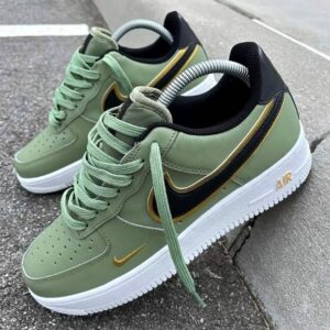 Air Force 1 Low 07 Double Swoosh Olive Green