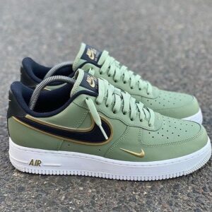 Air Force 1 Low 07 Double Swoosh Olive Green