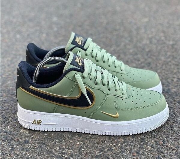 Air Force 1 Low 07 Double Swoosh Olive Green