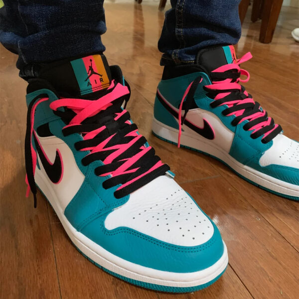 Air jordan 1 Mid South Beach Turbo Green