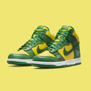 Supreme Nike SB Dunk High By Any Means Brazil