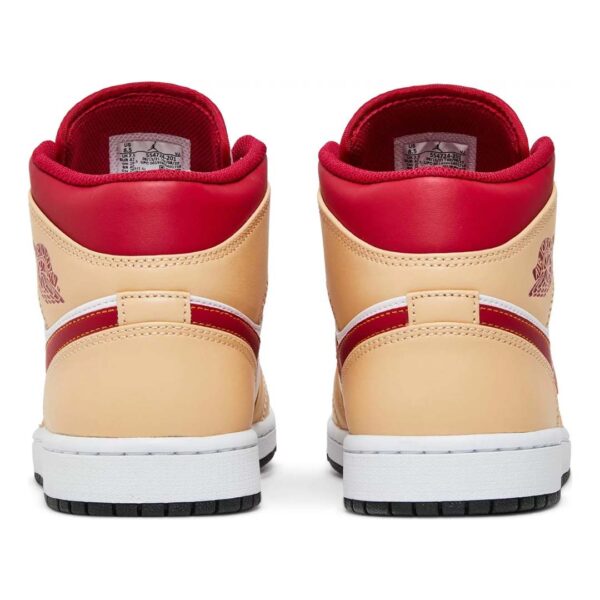 Air Jordan 1 Mid ‘Light Curry Cardinal Red’