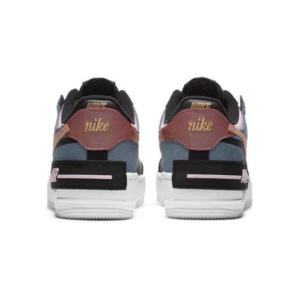 Air Force 1 Shadow Black Light Arctic Pink Claystone Red