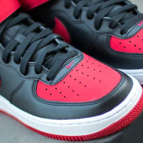 Air Force 1 Mid (Black/Gym Red)