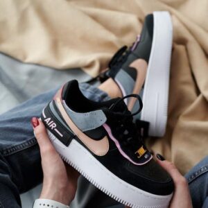 Air Force 1 Shadow Black Light Arctic Pink Claystone Red