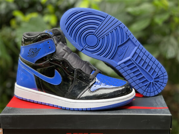 Air Jordan 1 High OG Leather Patent Royal