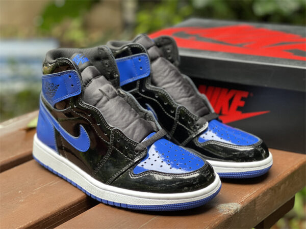 Air Jordan 1 High OG Leather Patent Royal