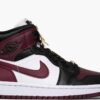 Air Jordan 1 Mid SE Black Dark Beetroot