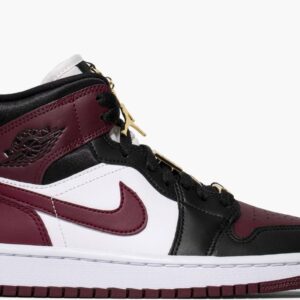 Air Jordan 1 Mid SE Black Dark Beetroot