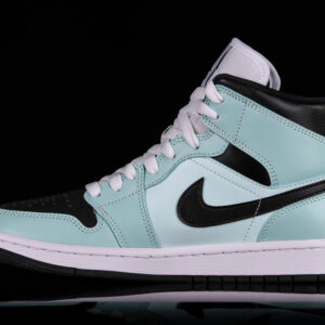 Air Jordan 1 Mid Aqua Black