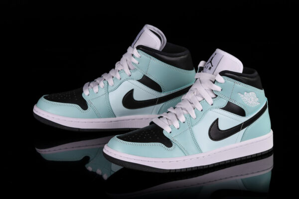 Air Jordan 1 Mid Aqua Black