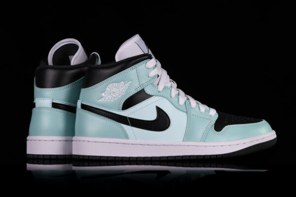 Air Jordan 1 Mid Aqua Black