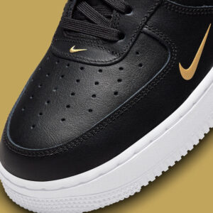 Nike Air Force 1 Low ’07 Black Metalic Gold