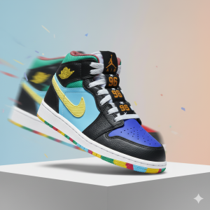 Air Jordan 1 Mid GS Six Championships
