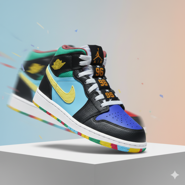 Air Jordan 1 Mid GS Six Championships