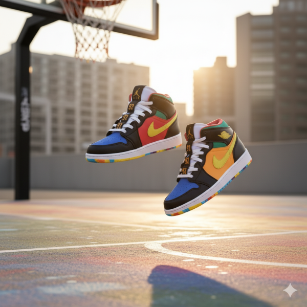Air Jordan 1 Mid GS Six Championships
