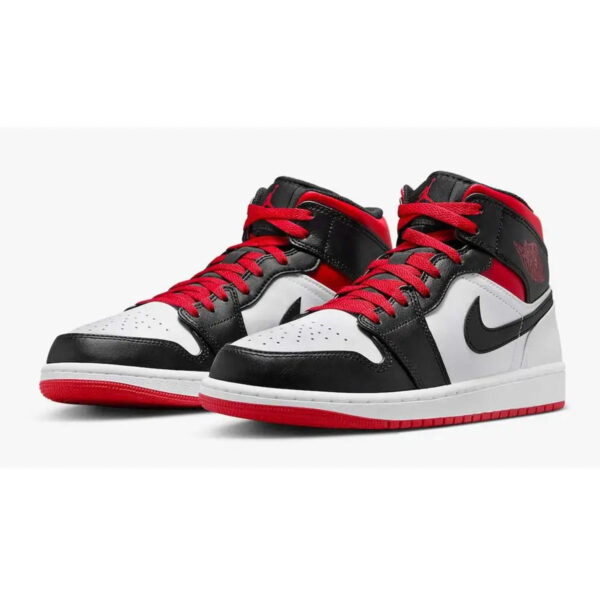 Air Jordan 1 Mid Gym Red Black Toe