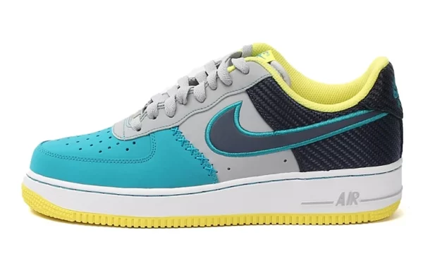 Air Force 1 Low Wolf Grey Midnight Navy Tropical Teal