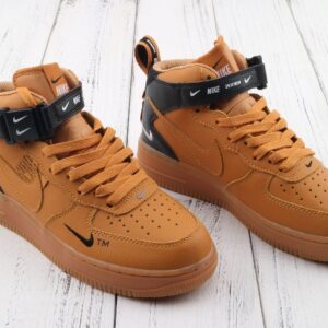 Nike Air Force 1 AF1 07 Mid LV8 Wheat Black White