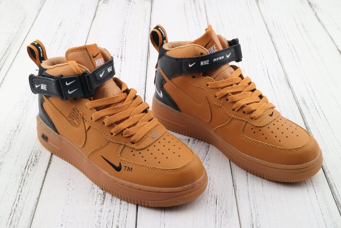 Nike Air Force 1 AF1 07 Mid LV8 Wheat Black White