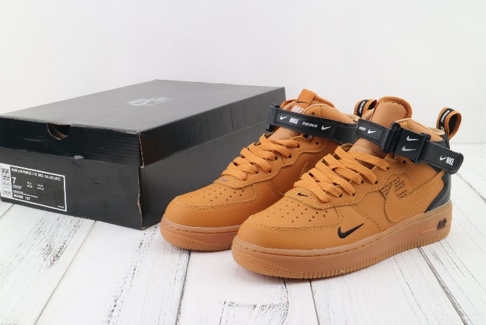 Nike Air Force 1 AF1 07 Mid LV8 Wheat Black White