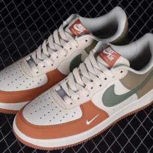 Nike Air Force 1 07 Low Green White Orange