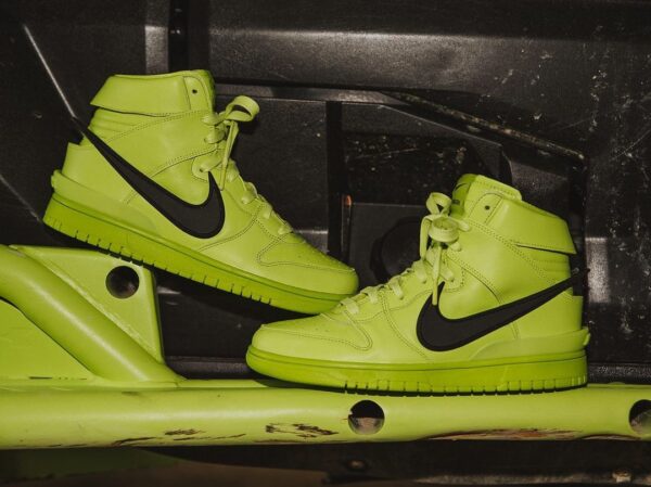 The AMBUSH x Nike Dunk High “Atomic Green”