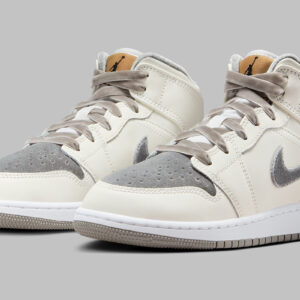 Air Jordan 1 Mid Grey Velvet Toes