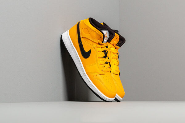 The Air Jordan 1 Mid Full Bright Taxi Yellow