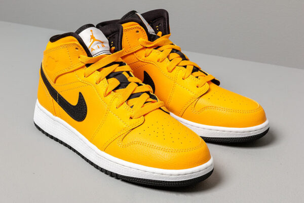 The Air Jordan 1 Mid Full Bright Taxi Yellow