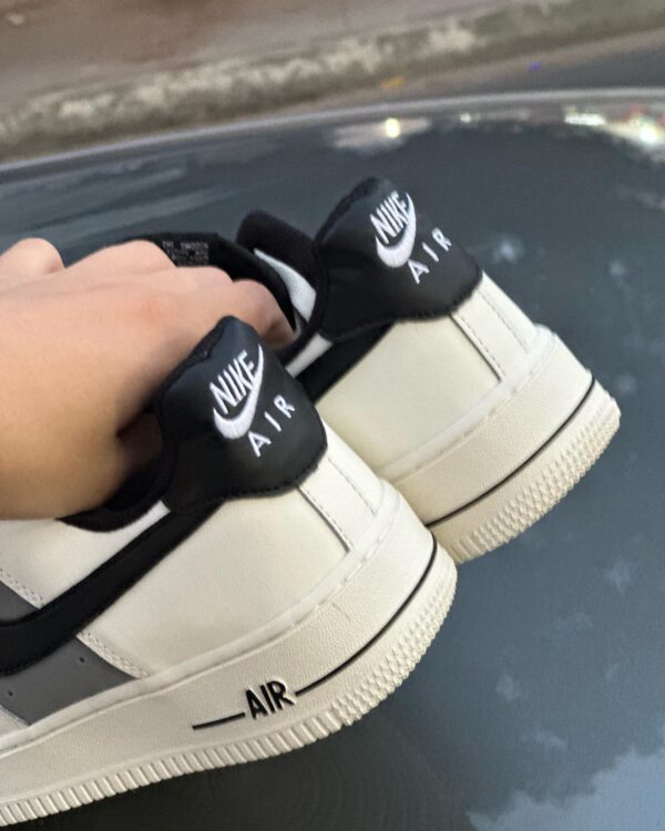 Nike Air Force 1 Low Cream Black Swoosh