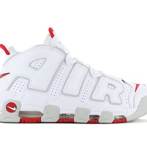 Nike Air More Uptempo 96 White Grey Red