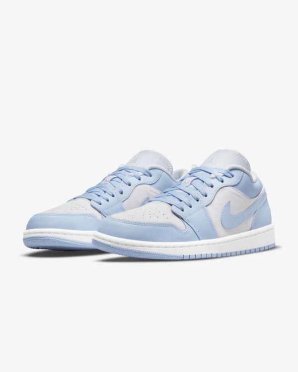 Air Jordan 1 Low Football Grey and Aluminum