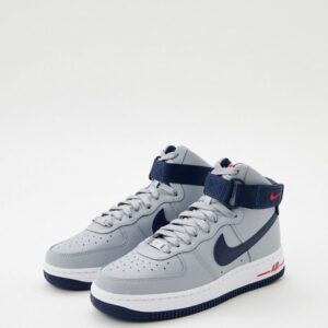 Air Force 1 High Wolf Grey – College Navy – University Red