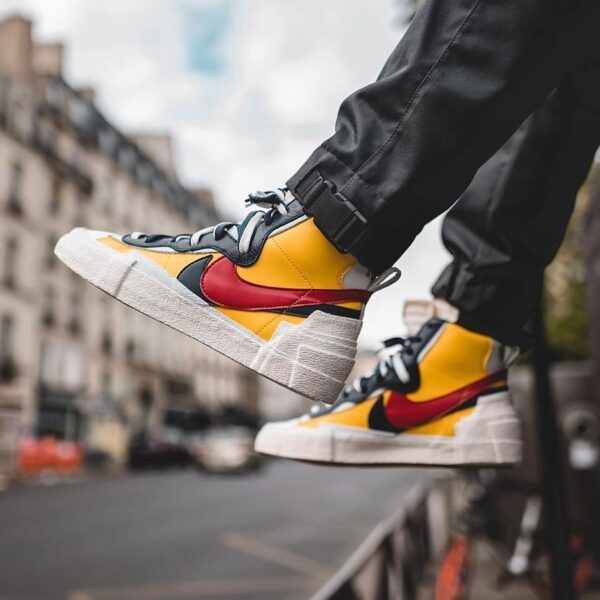 Nike Blazer Mid x Sacai Maize Navy