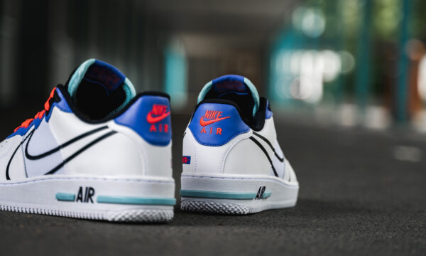 Air Force 1 React White Astronomy Blue