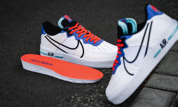 Air Force 1 React White Astronomy Blue