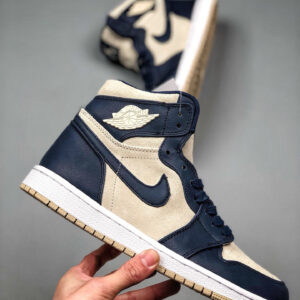 Air Jordan 1 Mid Midnight Navy Light Cream