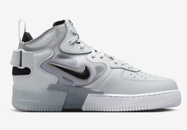 Nike Air Force 1 Mid React Pure Platinum