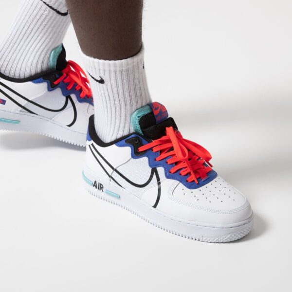 Air Force 1 React White Astronomy Blue