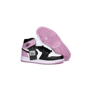 Air Jordan 1 Mid Rosas Y Negras