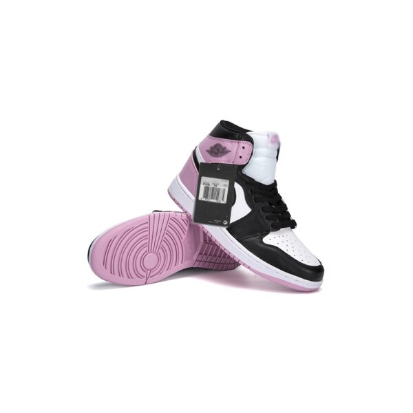 Air Jordan 1 Mid Rosas Y Negras