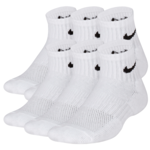 Nike 6 Pack Cushioned Quarter Socks