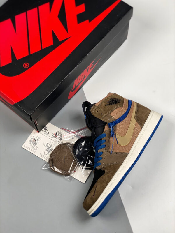 Air Jordan 1 High Switch Black Brown Blue