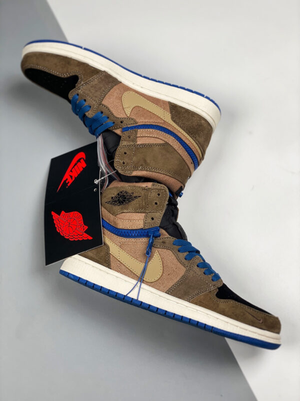 Air Jordan 1 High Switch Black Brown Blue