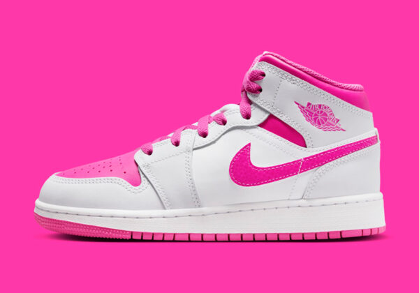 Jordan 1 Mid Fire Pink