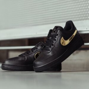 Air Force 1 Low ’07 LV8 ‘Removable Swoosh – Black Gold’